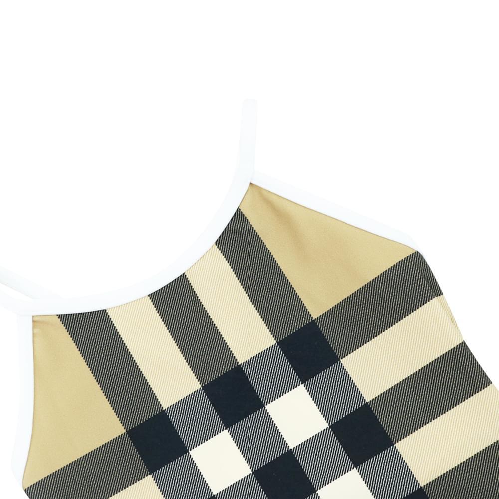 商品Burberry|Beige Check Mini Sandie Swimsuit,价格¥935,第4张图片详细描述
