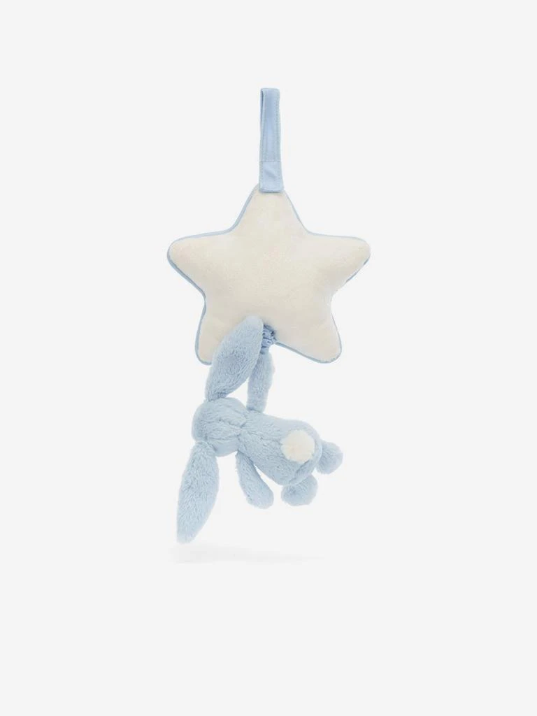 商品Jellycat|Jellycat Bashful Bunny Musical Pull in Blue (30 CM),价格¥360,第2张图片详细描述