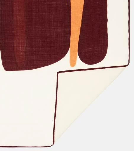 商品Loro Piana|印花羊绒与真丝围巾,价格¥6649,第5张图片详细描述