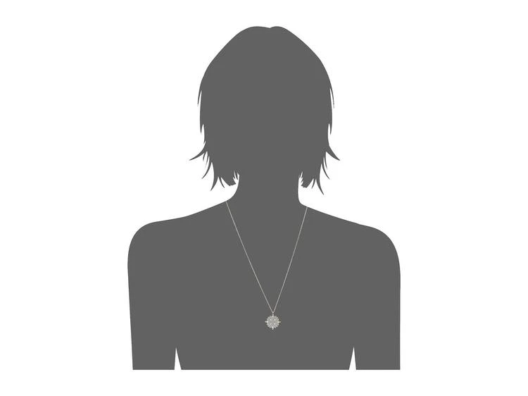 商品Dogeared|Balance Mandala Center Circle Necklace,价格¥530,第4张图片详细描述