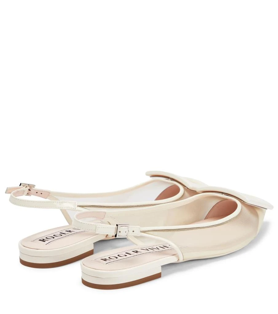 商品Roger Vivier|Gommettine Net slingback flats,价格¥5301,第3张图片详细描述