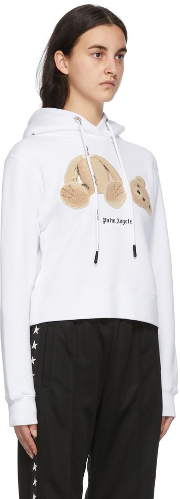 White PA Bear Hoodie商品第2张图片规格展示