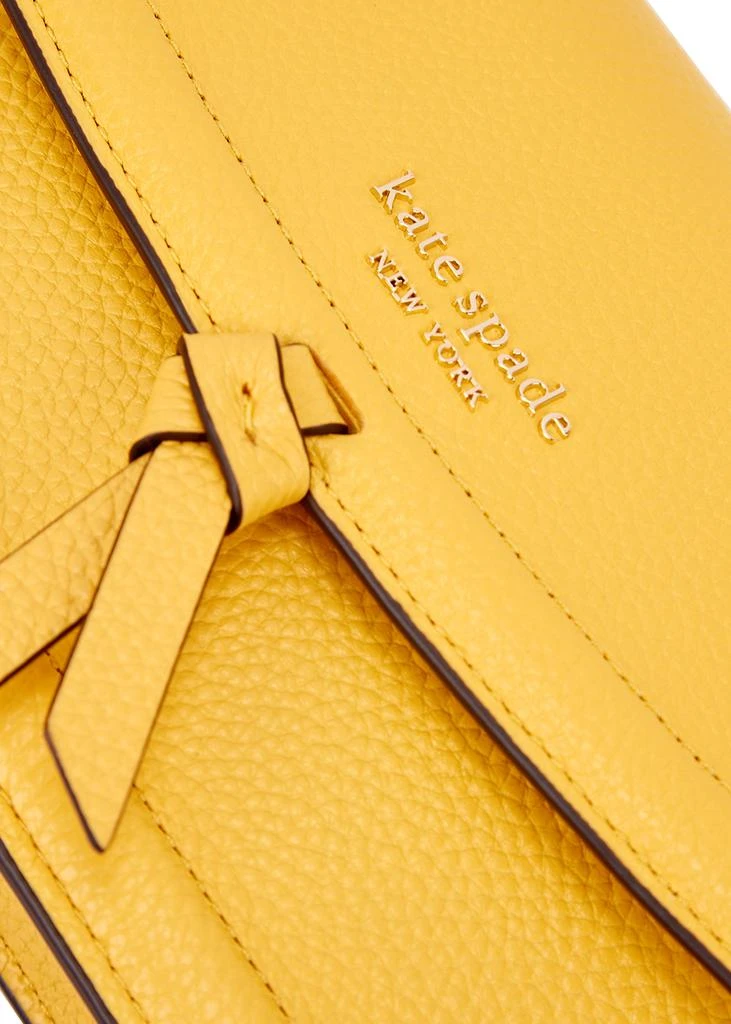 商品Kate Spade|Knott yellow grained leather cross-body bag,价格¥2297,第3张图片详细描述