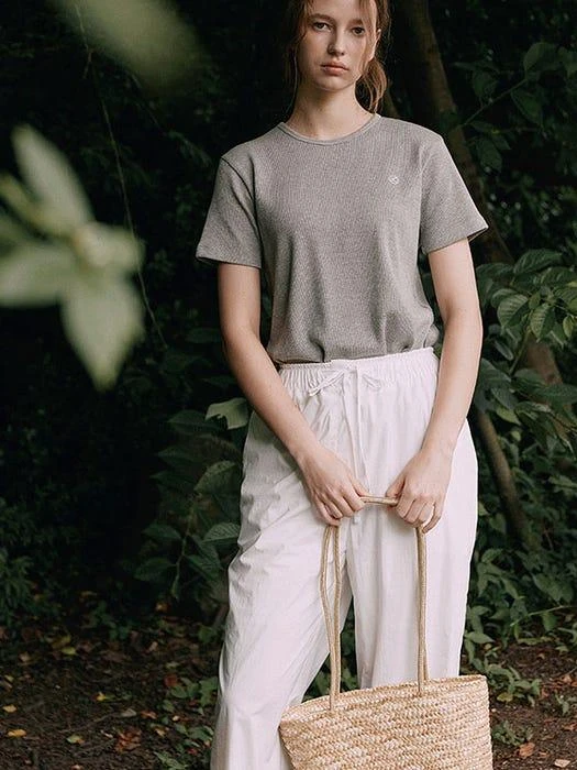 商品LAMINEZ|Crunch Loose Pants_White,价格¥803,第3张图片详细描述