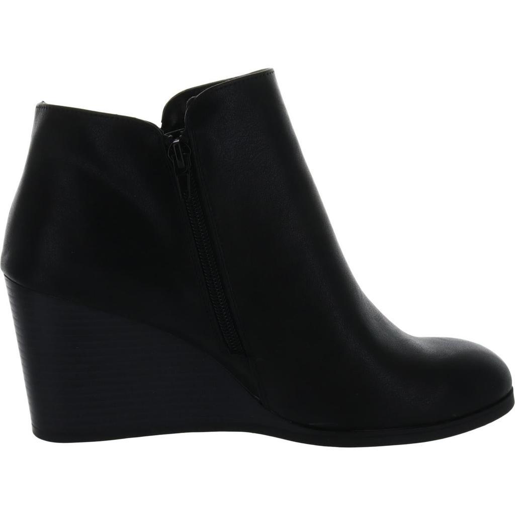 商品Style & Co|Style & Co. Womens Wynonaa Faux Leather Heel Booties,价格¥149,第6张图片详细描述