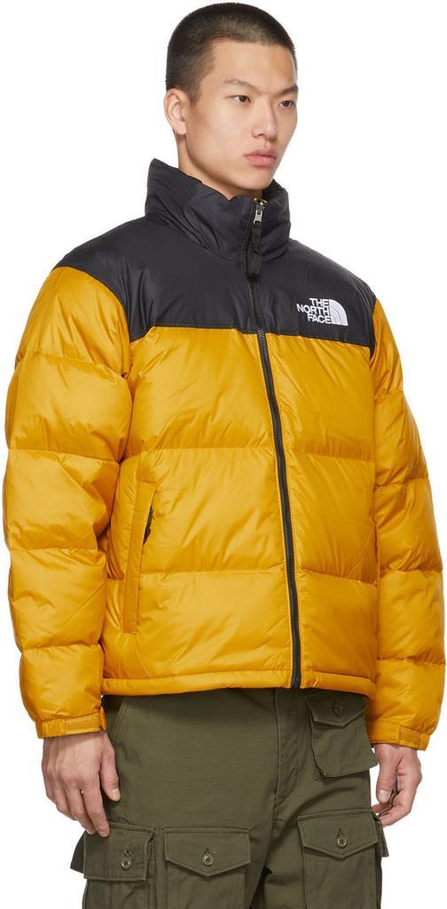商品The North Face|北面1996Nuptse羽绒外套经典款黄黑色,价格¥2365,第4张图片详细描述