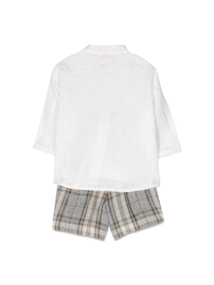 商品IL GUFO|IL GUFO 男童套装 P23DP415L3019B133 花色,价格¥1292,第3张图片详细描述