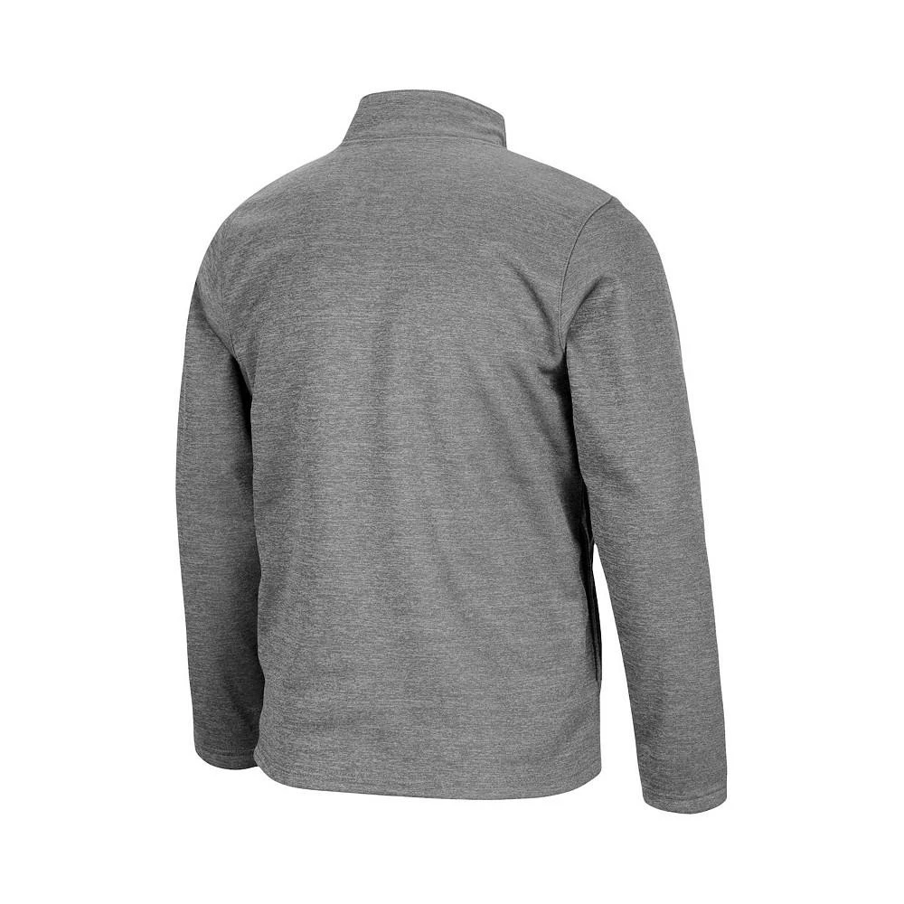 商品Colosseum|Men's Heathered Charcoal Syracuse Orange Roman Pullover Jacket,价格¥301,第4张图片详细描述