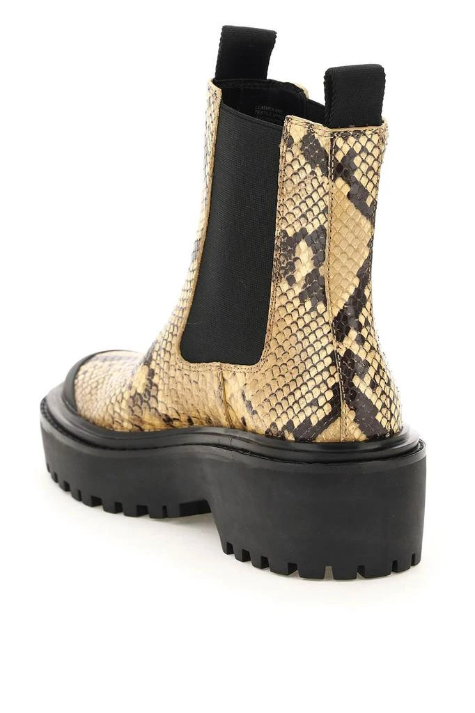 商品Tory Burch|Tory burch python-printed leather chelsea boots,价格¥3007,第3张图片详细描述