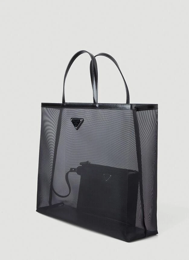 商品Prada|Mesh Tote Bag in Black,价格¥14082,第2张图片详细描述