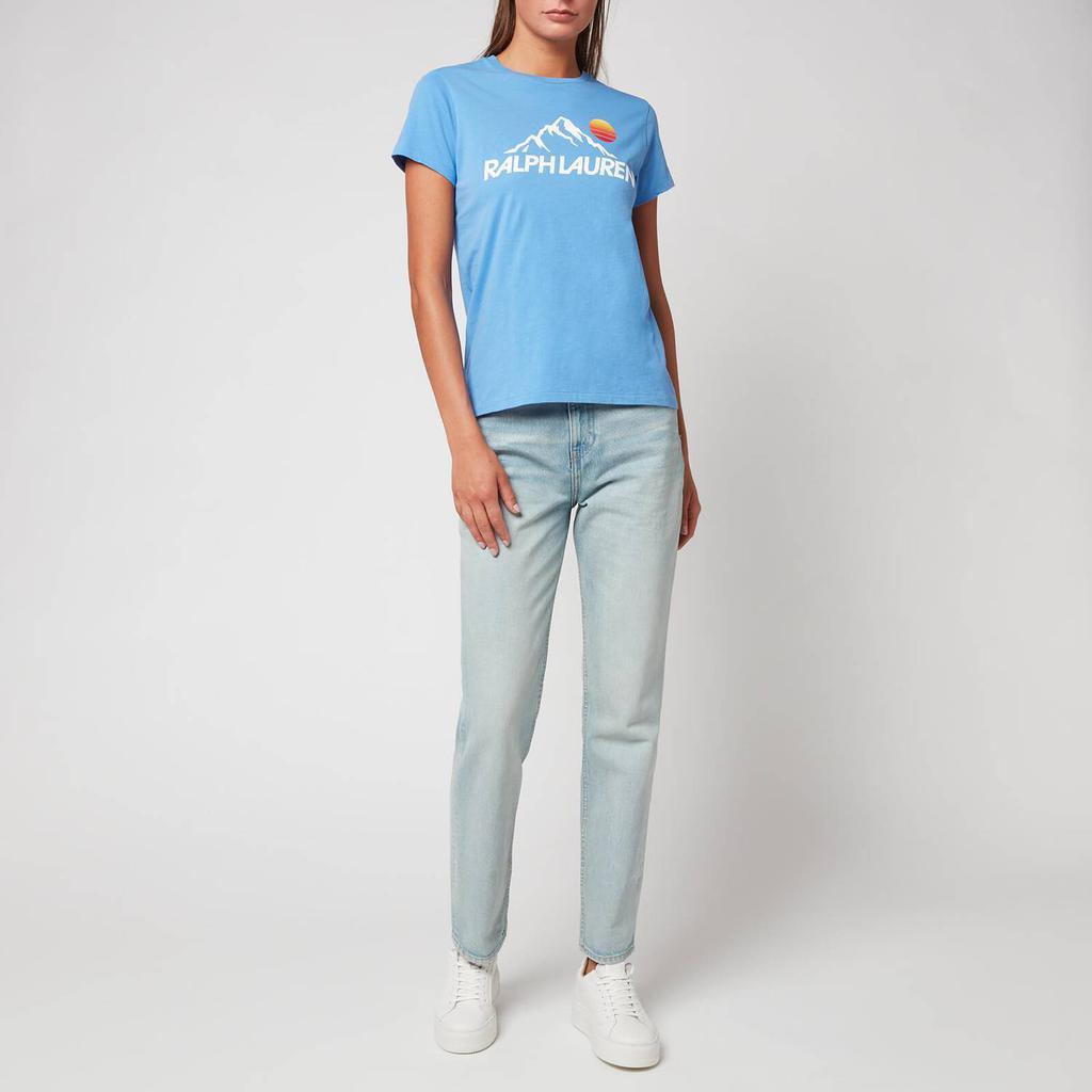 商品Ralph Lauren|Polo Ralph Lauren Women's Ski Short Sleeve-T-Shirt - Summer Blue,价格¥205,第5张图片详细描述