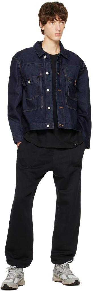 商品Calvin Klein|Black Relaxed-Fit Lounge Pants,价格¥427,第6张图片详细描述