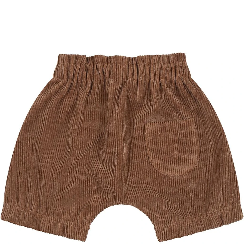 商品Caffe' d'Orzo|Brown Shorts For Baby Girl,价格¥656,第2张图片详细描述