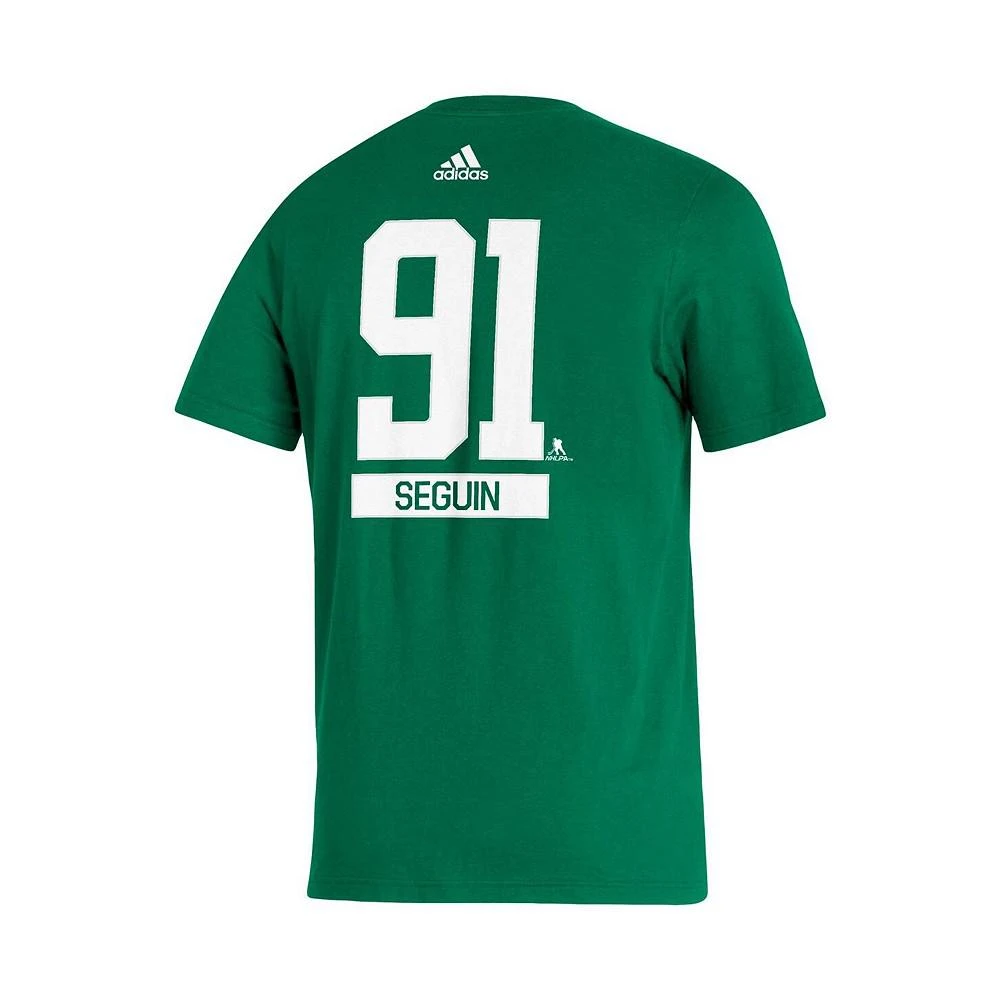 商品Adidas|Men's Tyler Seguin Kelly Green Dallas Stars Player Name & Number T-shirt,价格¥188,第3张图片详细描述