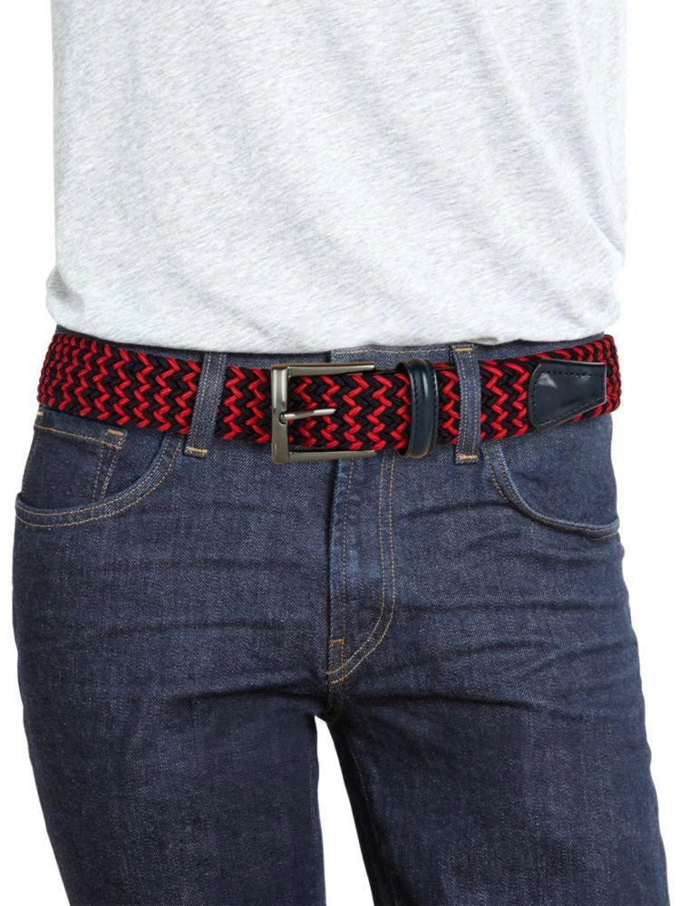 商品Faconnable|Two-Toned Braided Belt,价格¥343,第3张图片详细描述