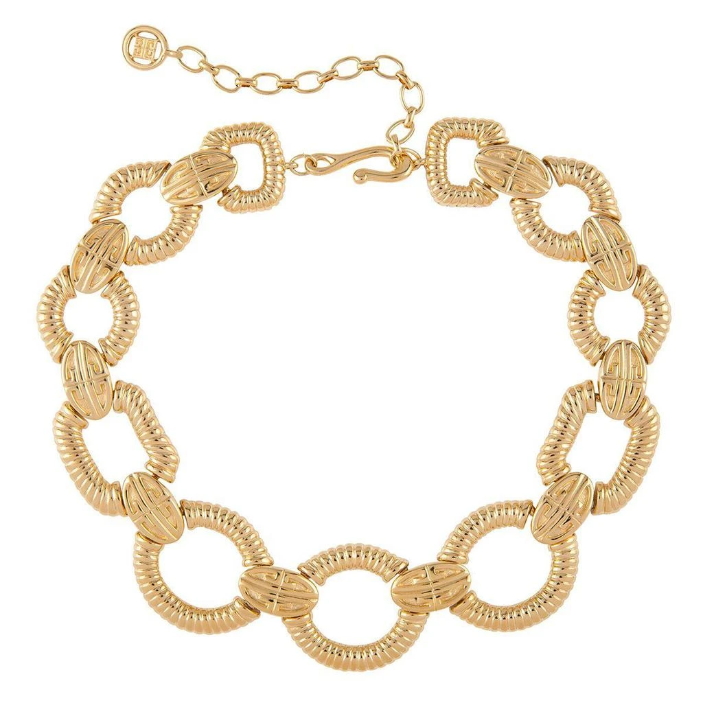 商品[二手中古商品] Susan Caplan Vintage|1980s vintage givenchy ribbed link necklace,价格¥10719,第1张图片