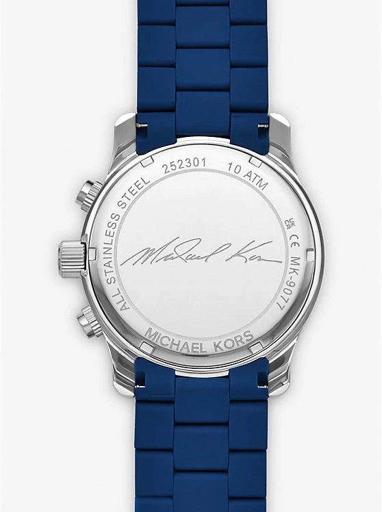 商品Michael Kors|Oversized Runway Navy-Tone Watch,价格¥1758,第4张图片详细描述