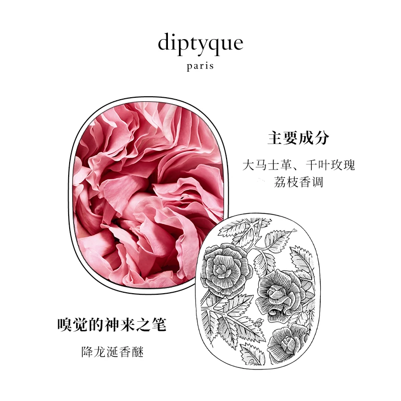 Diptyque蒂普提克「玫瑰」女士香水50-100ml EDT淡香水 商品