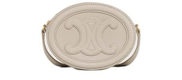 商品Celine|Triomphe光滑牛皮革斜挎椭圆形钱包,价格¥11782,第2张图片详细描述