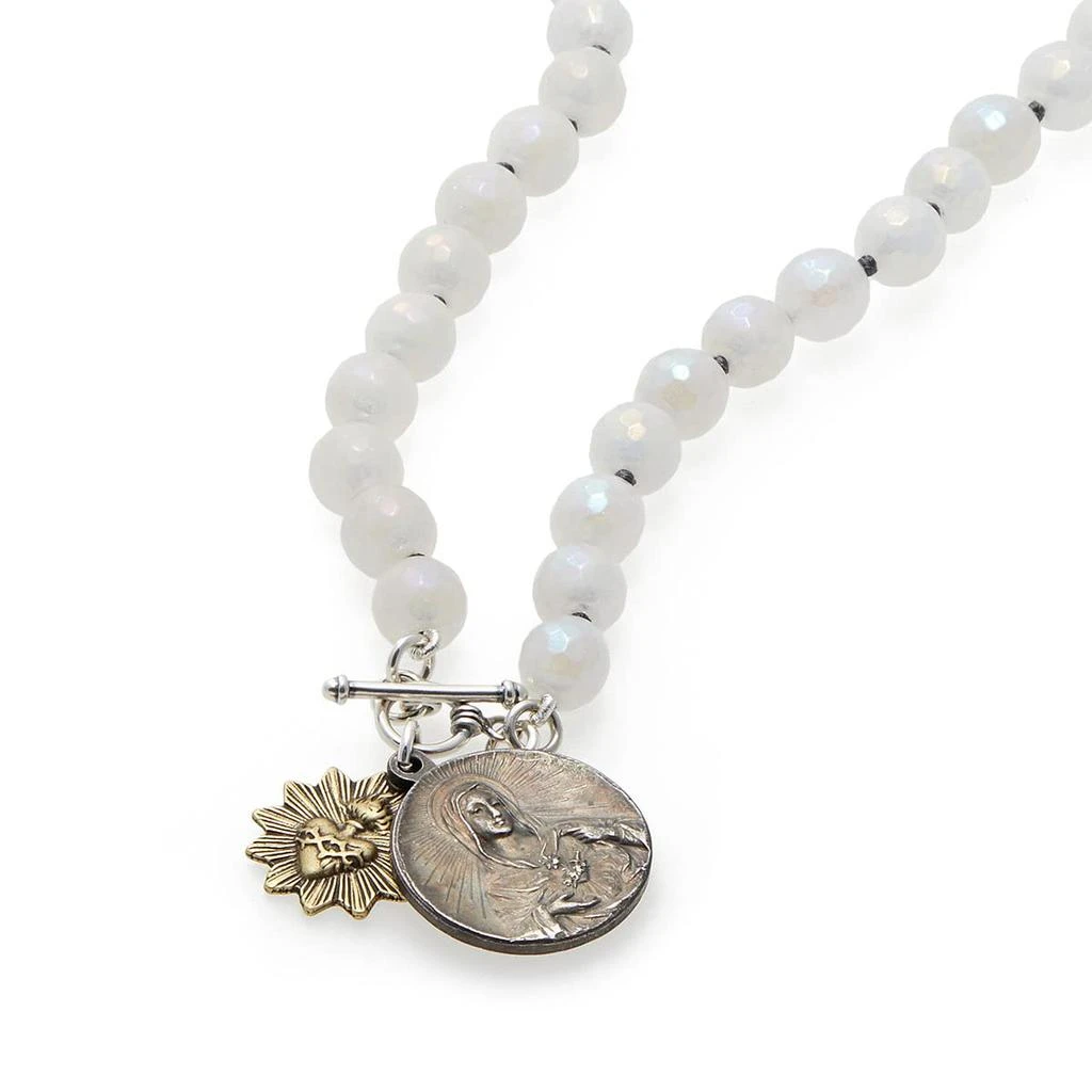 商品Miracle Icons by Mary Jo Pane|10 mm Coated Jade Wrap Necklace,价格¥3639,第1张图片