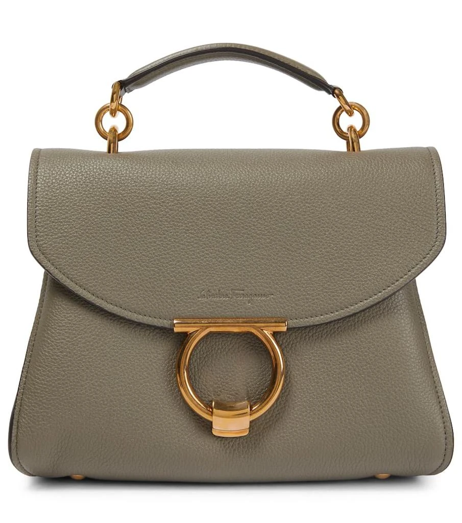 商品Salvatore Ferragamo|Gancini皮革托特包,价格¥11391,第1张图片