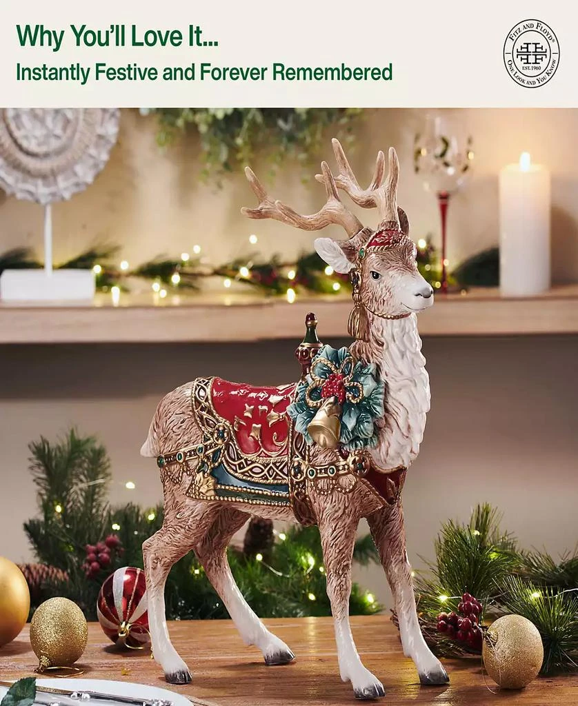 Noel Holiday Grand Deer Figurine, 17.75-in 商品