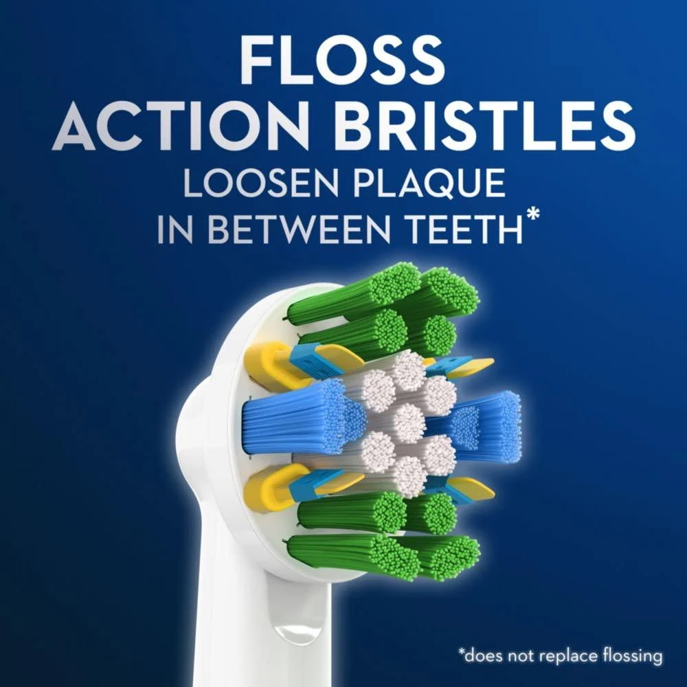 商品Oral-B|Oral-B FlossAction Electric Toothbrush Replacement Brush Heads Refills, 5 Count,价格¥204,第2张图片详细描述