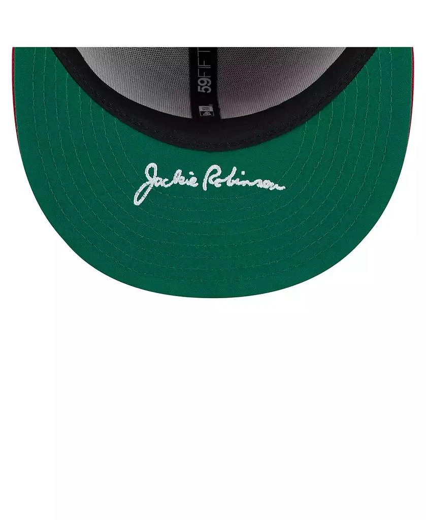 商品New Era|Men's Red Cincinnati Reds 2025 Jackie Robinson Day 59FIFTY Fitted Hat,价格¥361,第5张图片详细描述