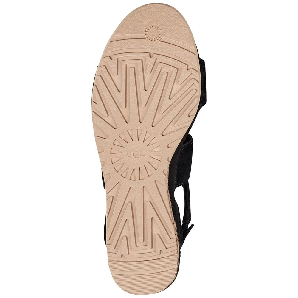 商品UGG|Women's Ileana Ankle-Strap Espadrille Platform Wedge Sandals,价格¥887,第5张图片详细描述