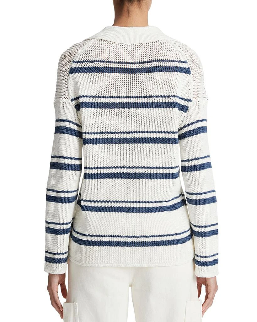 Cotton Racked Ribbed Stripe Sweater 商品