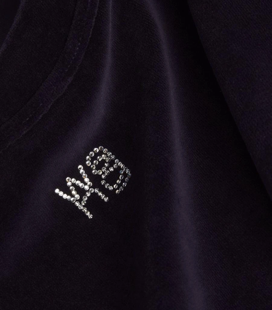 商品Alexander Wang|Velour Logo Sweatshirt,价格¥2466,第5张图片详细描述