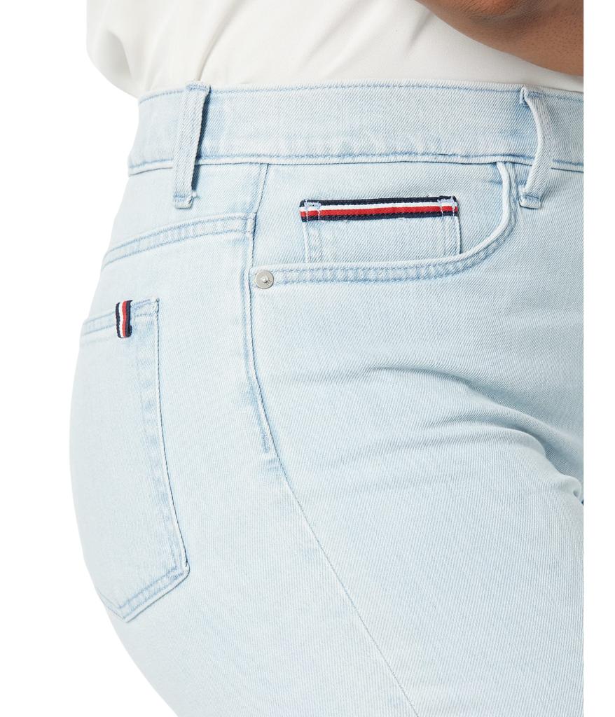Cropped Slim Fit Jeans in Light Wash商品第3张图片规格展示