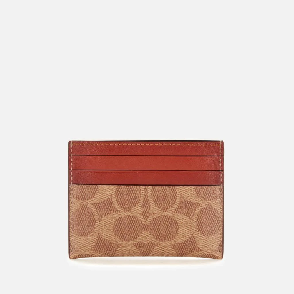 商品Coach|拼色Signature 老花卡包,价格¥400,第2张图片详细描述
