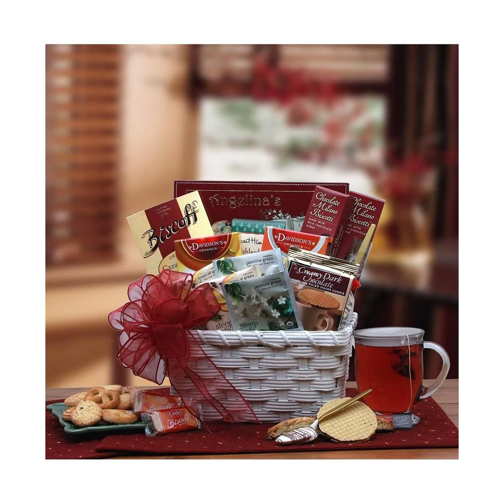 商品GBDS|Tea Time Gift Basket - tea gift basket - 1 Basket - 1 Basket,价格¥614,第2张图片详细描述