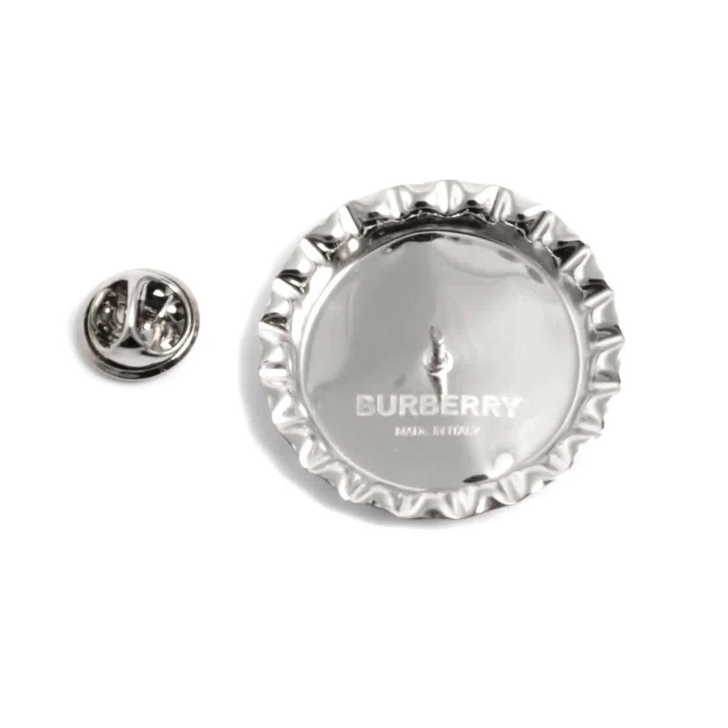 商品Burberry|Palladium-plated Bottle Cap Brooch,价格¥533,第2张图片详细描述