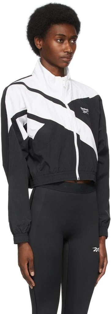 商品Reebok|Black & White Cropped Vector Track Jacket,价格¥390,第2张图片详细描述