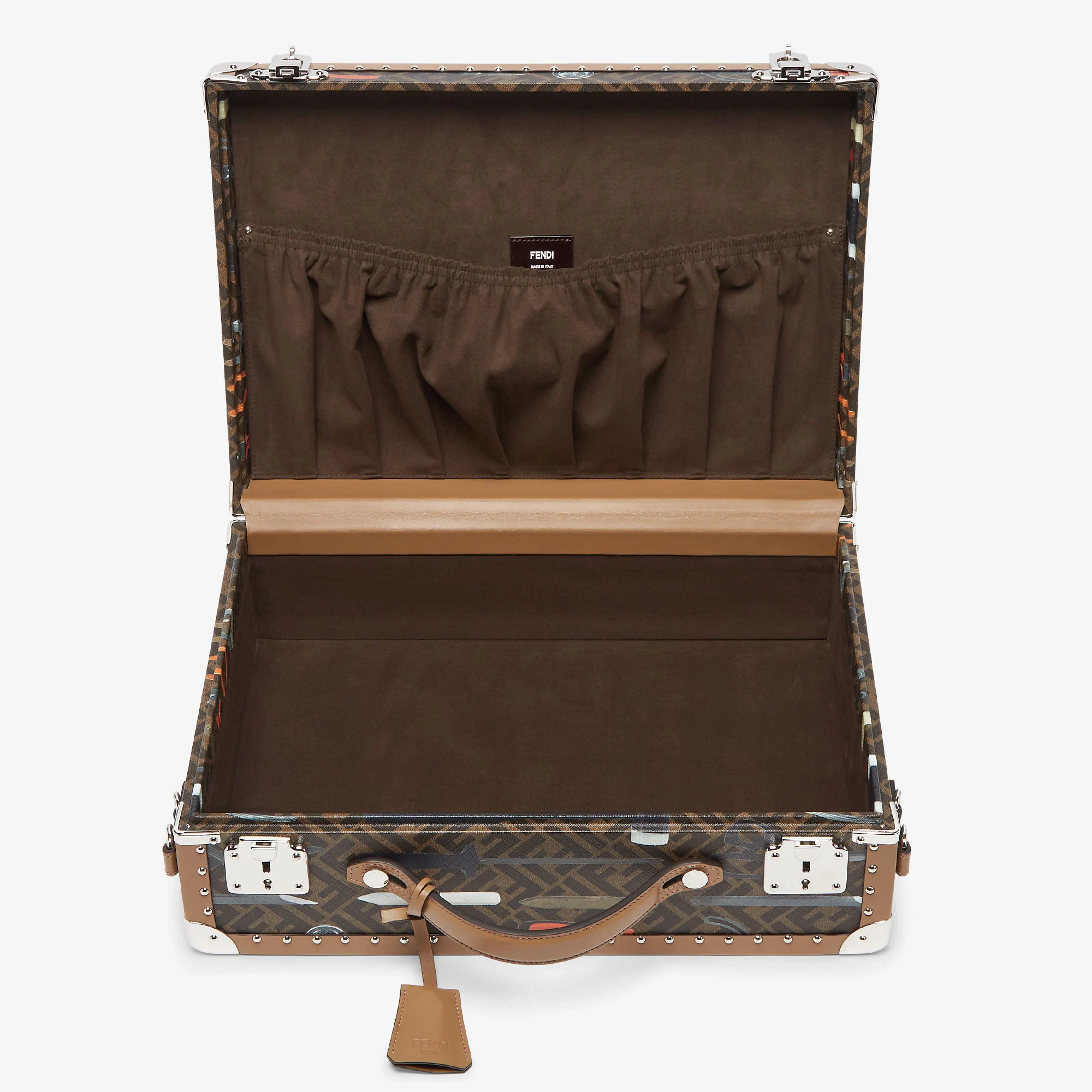 【预售】 芬迪 25春夏 男士 旅行箱 Medium FF Trunk 7VV135ARAXF1ANV  商品