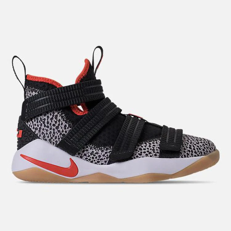 商品NIKE|Boys' Big Kids' Nike LeBron Soldier 11 SFG Basketball Shoes,价格¥447,第3张图片详细描述