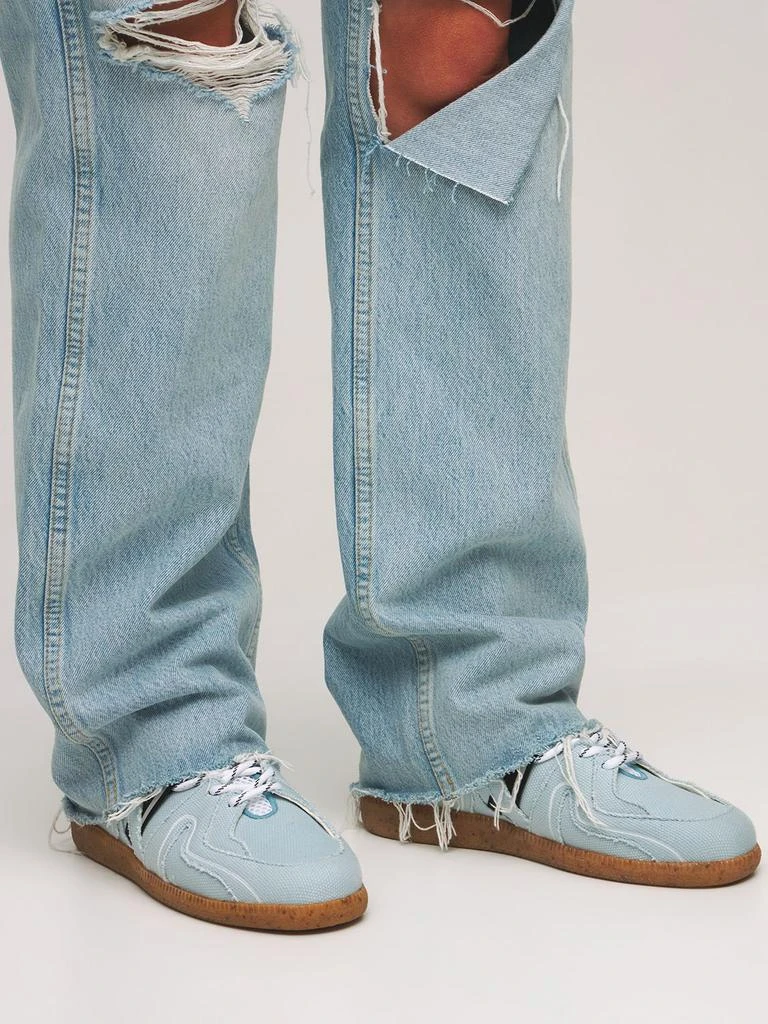 商品Ganni|10mm Denim & Mesh Sneakers,价格¥1319,第2张图片详细描述