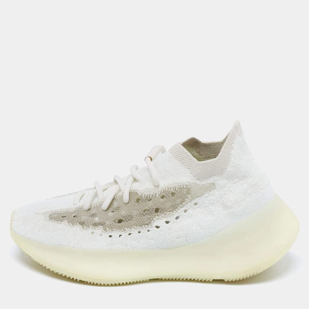 商品[二手商品] YEEZY|Yeezy x Adidas Tri-Color Knit Fabric Boost 380 Calcite Glow Sneakers Size 39 1/3,价格¥2328,第1张图片