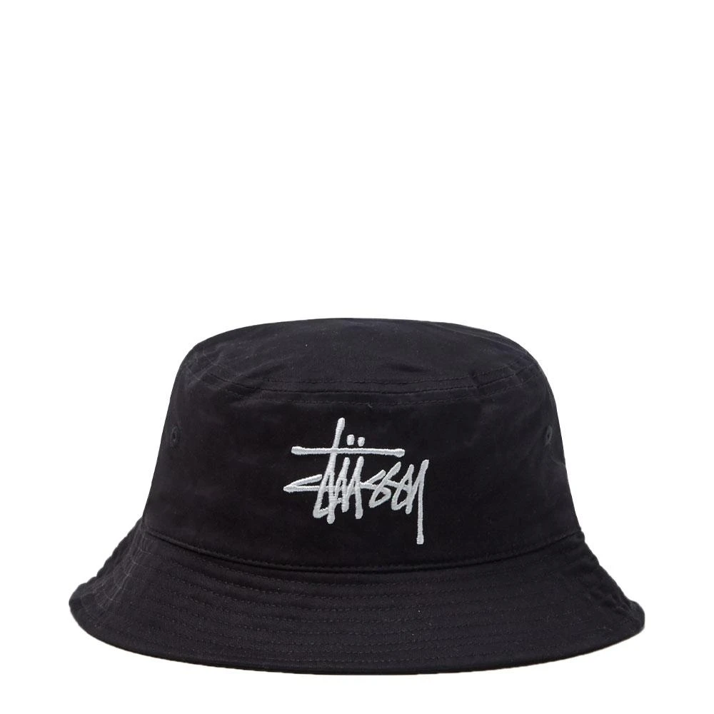 商品STUSSY|Stussy Big Basic Bucket Hat - Black,价格¥521,第1张图片