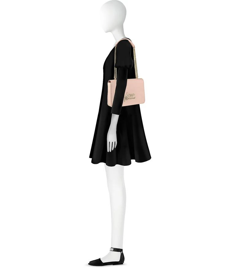商品Moschino|Love Moschino 粉红色Saffiano生态皮革单肩包配方巾,价格¥1134,第3张图片详细描述