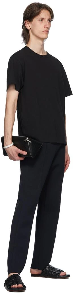 Black Intrecciato Slides 商品