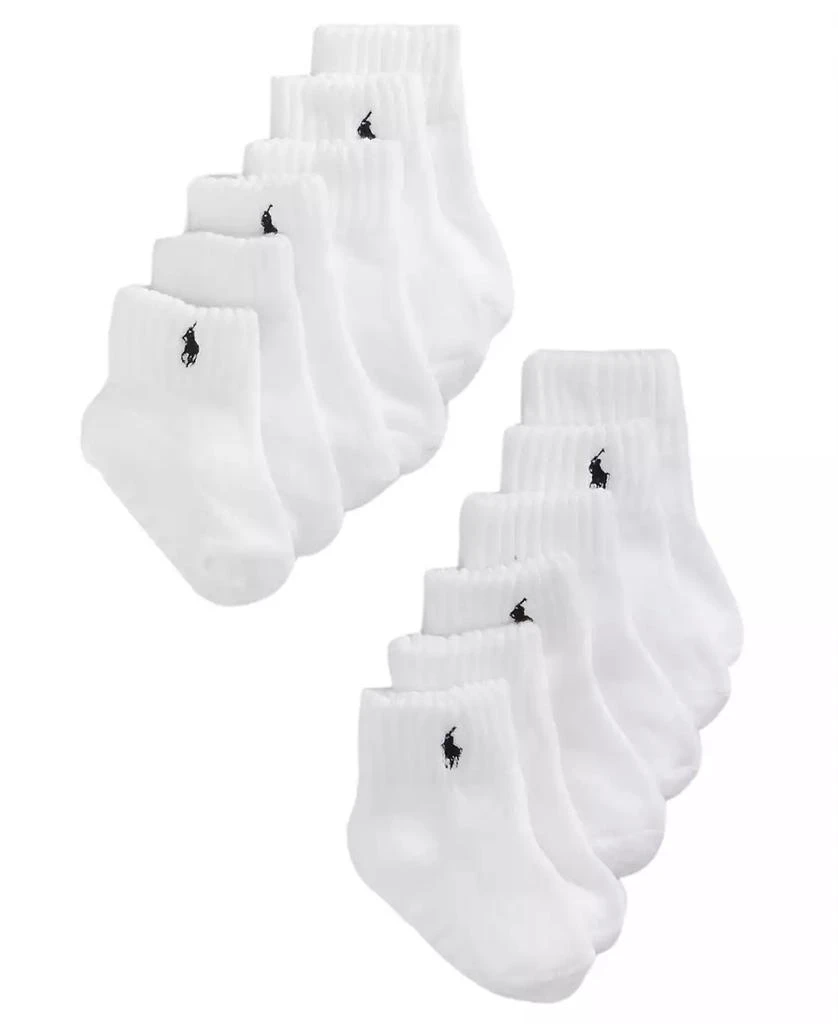 商品Ralph Lauren|男婴或女婴的6-Pack运动袜子Polo Baby Boys' or Baby Girls' 6-Pack Sport Socks,价格¥157,第1张图片