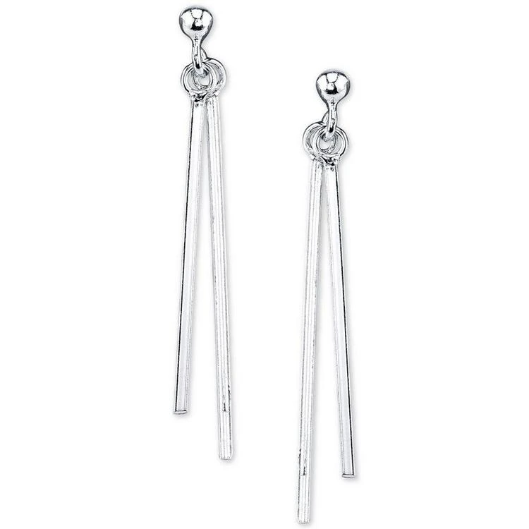 商品Unwritten|Sterling Silver Stick Linear Drop Earrings,价格¥150,第1张图片