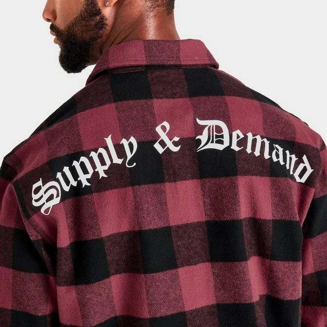 Men's Supply & Demand Gothic Check Flannel Shirt 商品