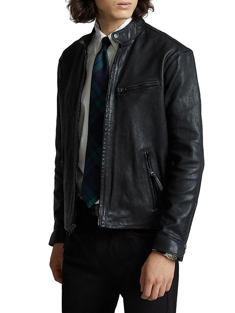 商品Ralph Lauren|男士皮衣 全粒面小羊皮,价格¥5166,第4张图片详细描述