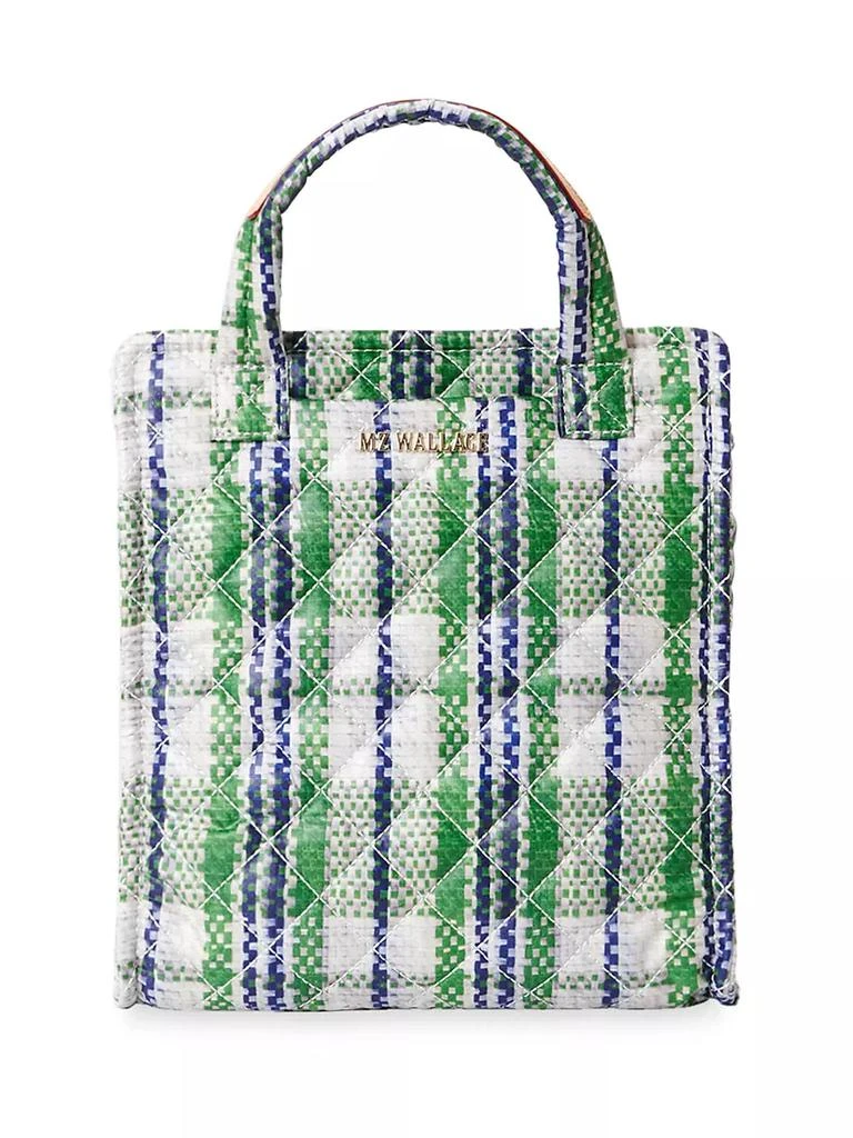 商品MZ Wallace|Mini Box Plaid Tote,价格¥1800,第1张图片