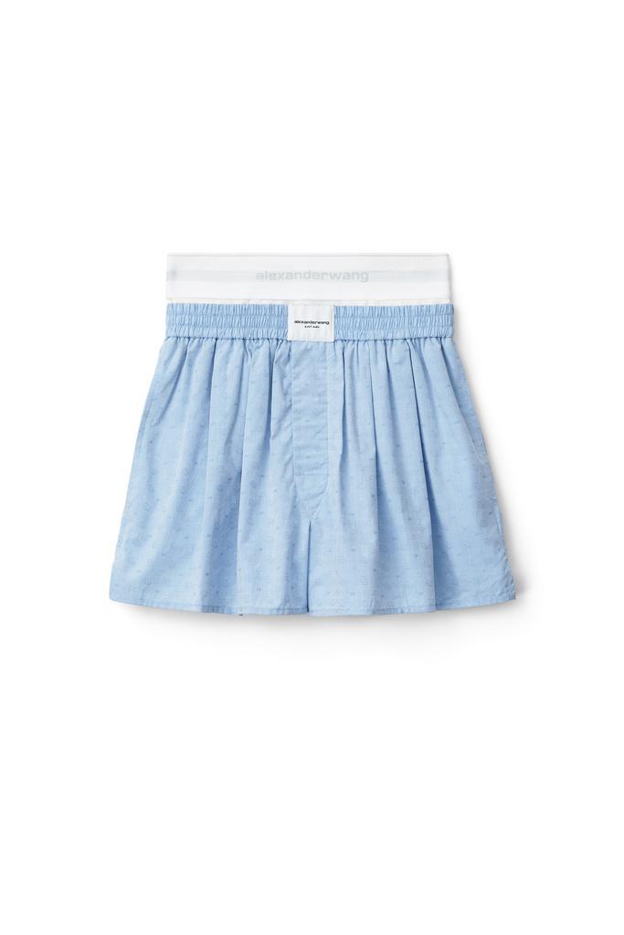 商品Alexander Wang|LOGO ELASTIC BOXERS IN PAISLEY SHIRTING,价格¥1875,第1张图片