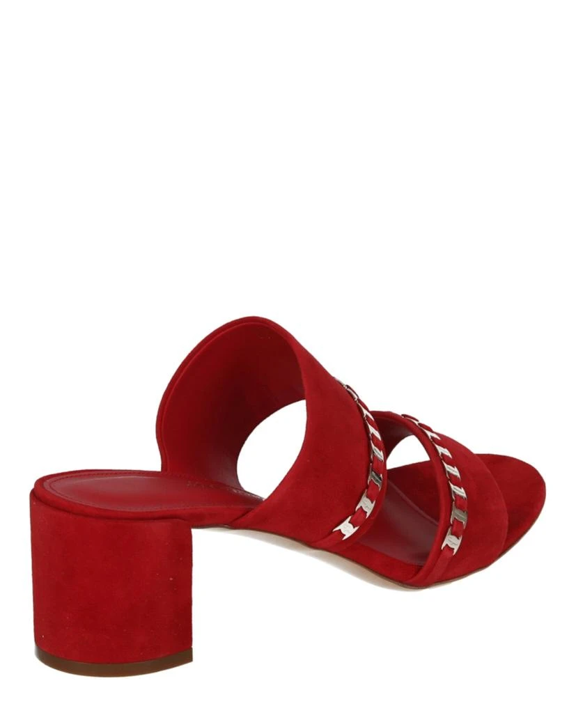 商品Salvatore Ferragamo|Trabia Vara Chain Block Heel Sandals,价格¥2227,第3张图片详细描述